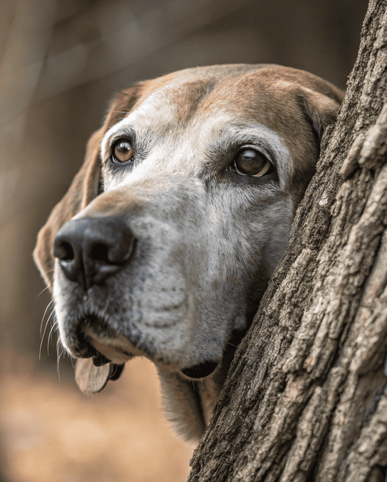 Михаил замер: из-за дерева на него грустно смотрела собака, которую он узнал бы из тысячи