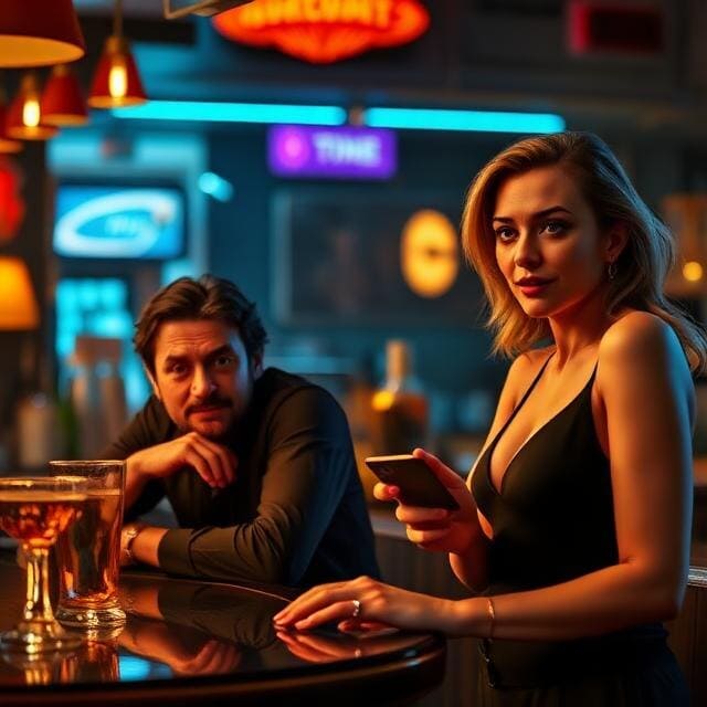 — Карта не заблокирована? Значит, можно! — решил муж в баре, оплачивая ухаживания за другой девушкой