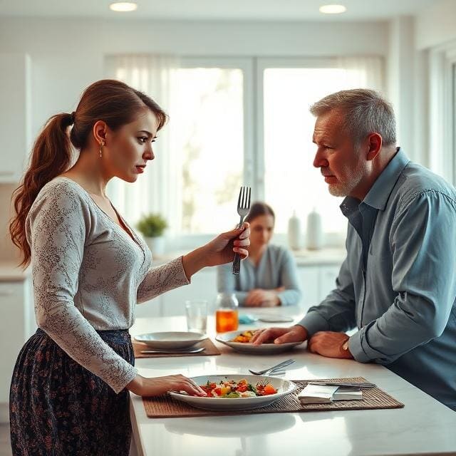 — Ты будешь нам ипотеку оформлять! Ты же жена нашего сына, значит, обязана — потребовал свекор, тыкая в меня вилкой