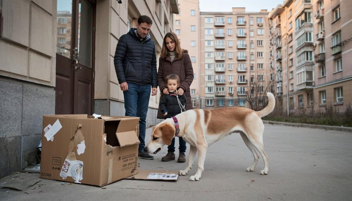Собака в клочья разорвала старую коробку: от вида содержимого народ ахнул