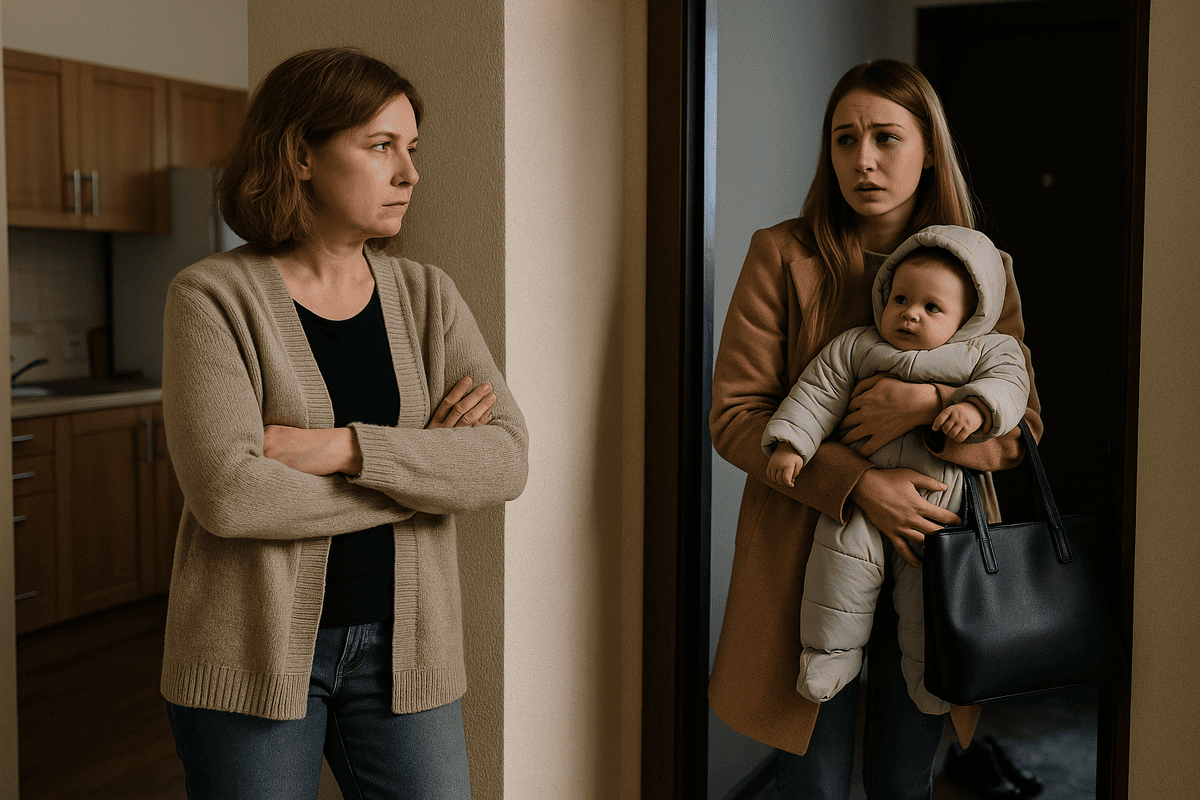 Дочь богатых родителей увела моего мужа! Через год она стояла у моей двери с ребёнком и просьбой о помощи