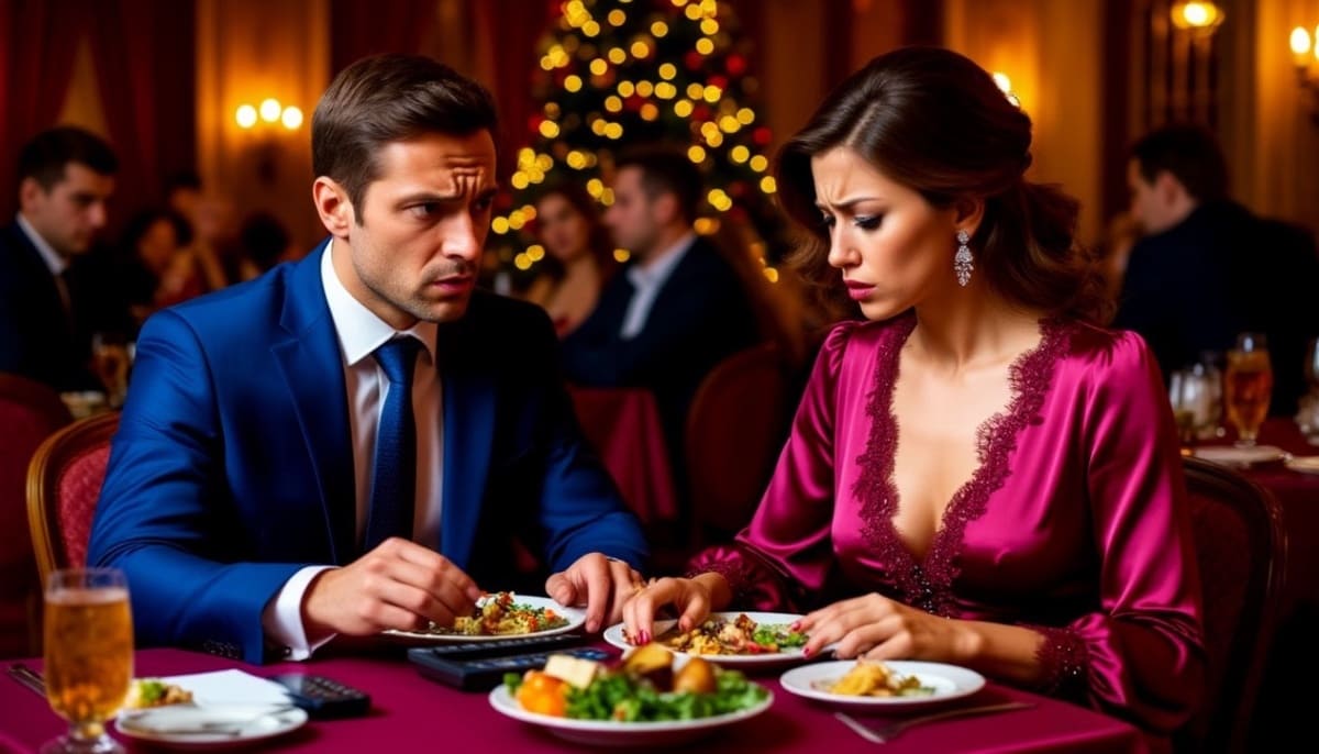 Он пригласил ее на Новый год, а потом достал калькулятор