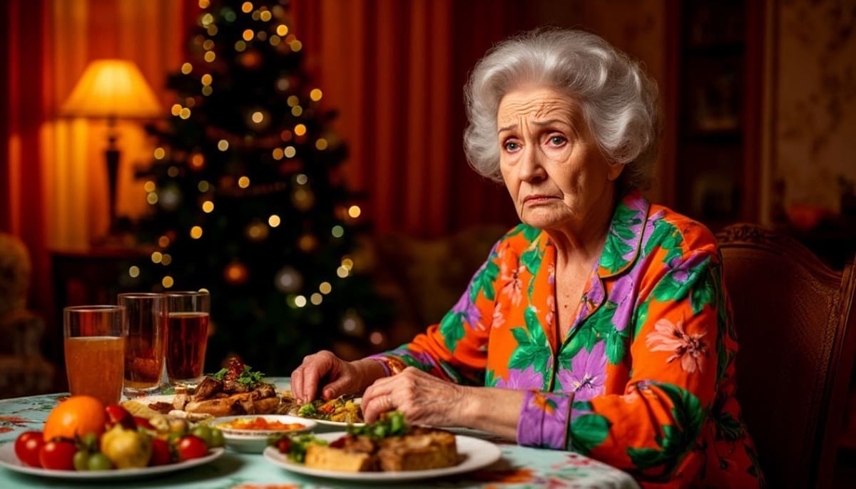 Новый год начинался скучно, пока к их столу не села незнакомая женщина