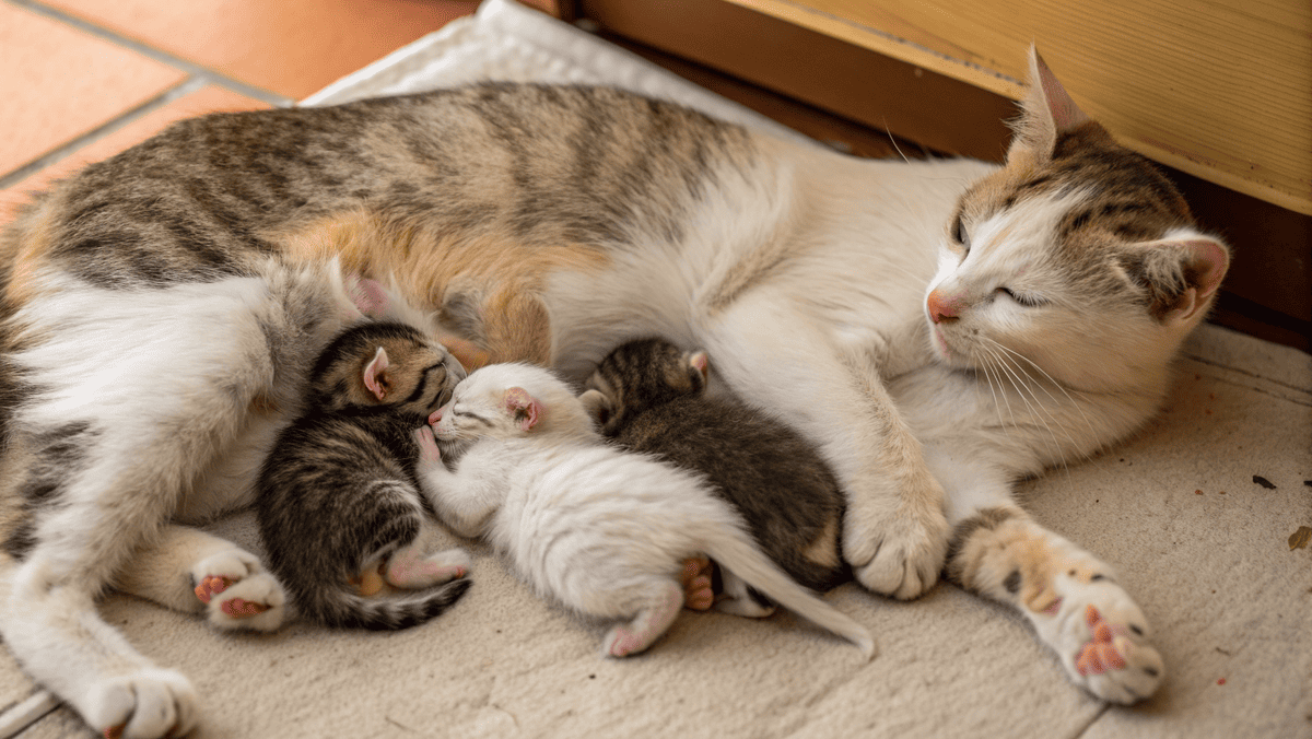 Кошка принесла котят не туда, куда планировали! И оказалась мудрее хозяев