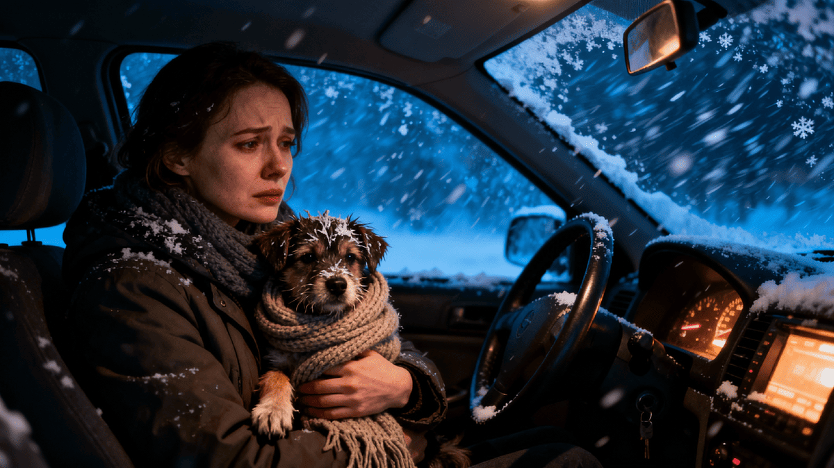 Спасла щенка, а он спас меня, История о том, как предательство мужа в Новый год обернулось моим спасением