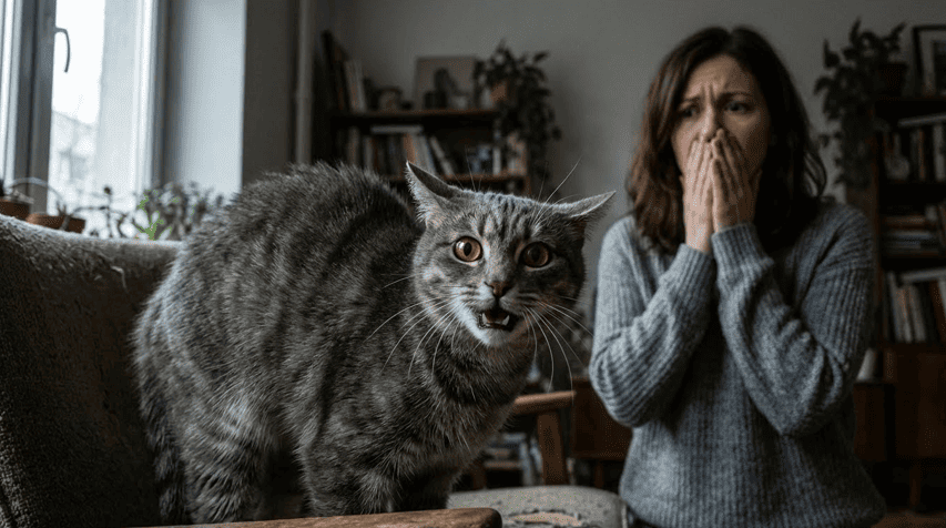 Кошка, в которую вселился "дьявол"