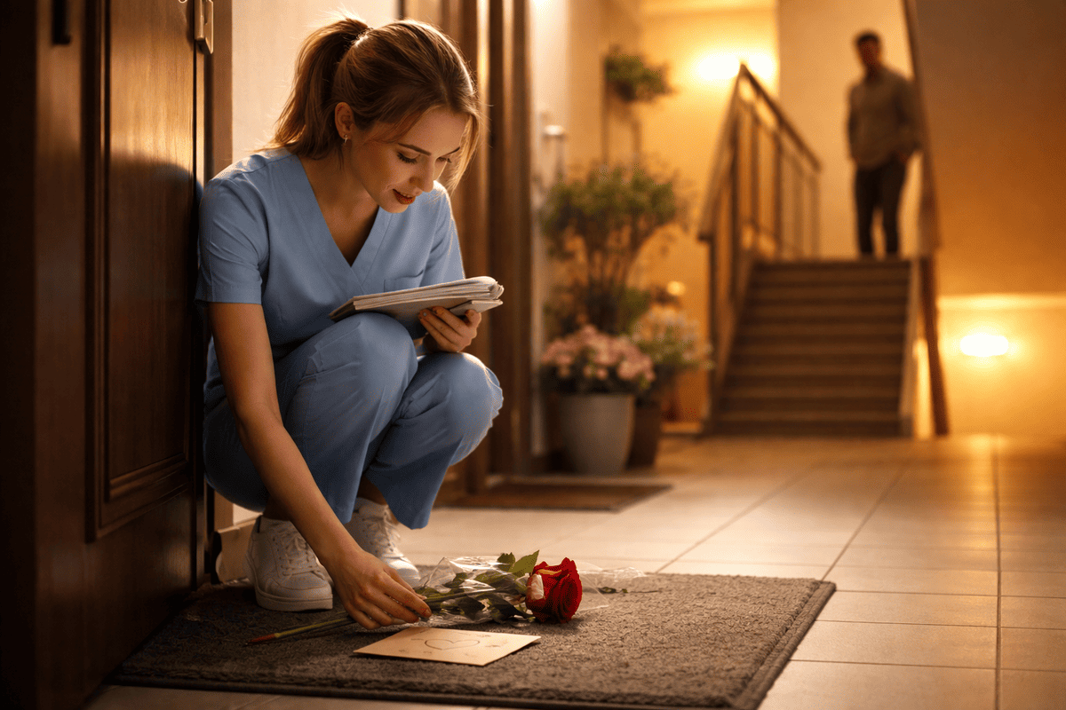 Тайный поклонник из подъезда