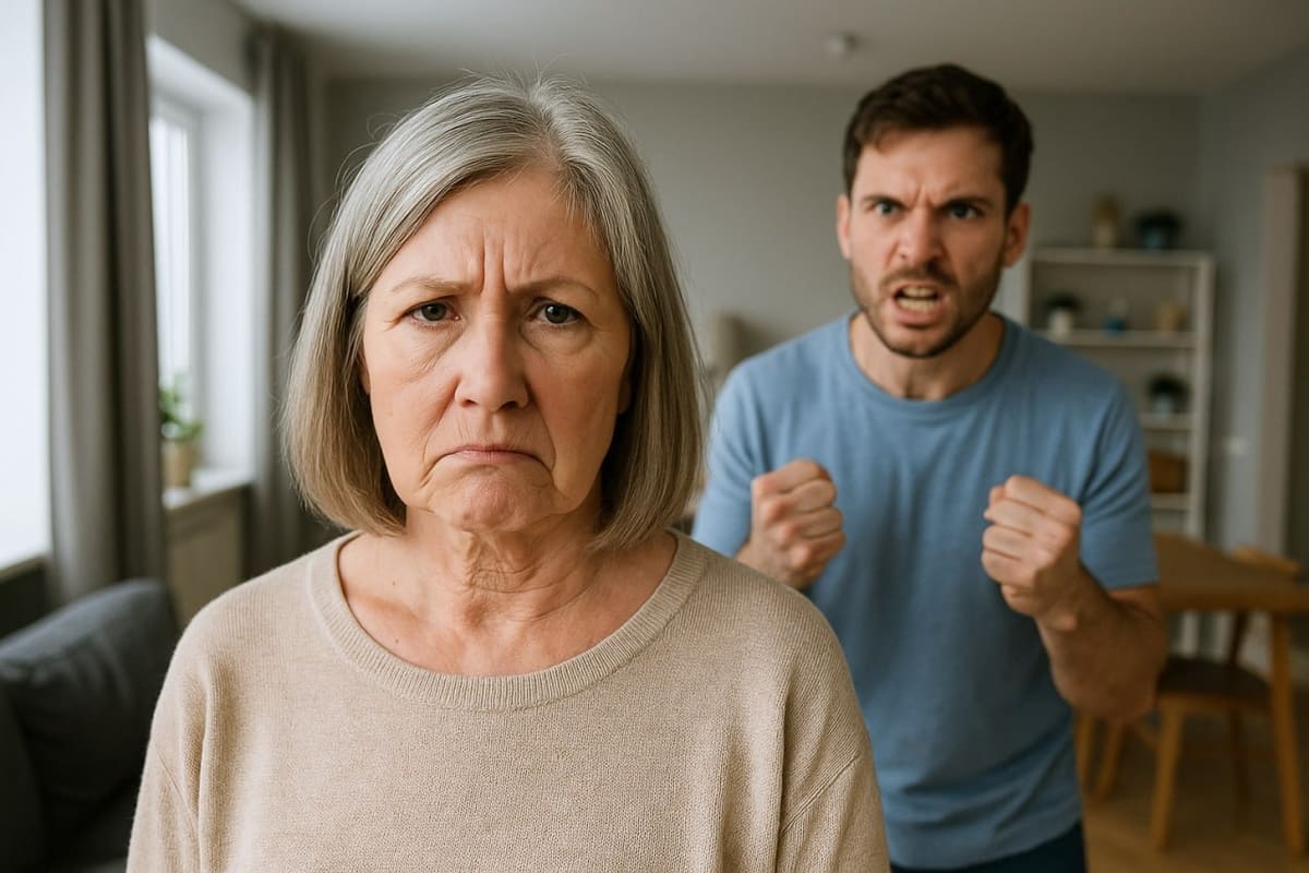 Сына отпускать не собиралась