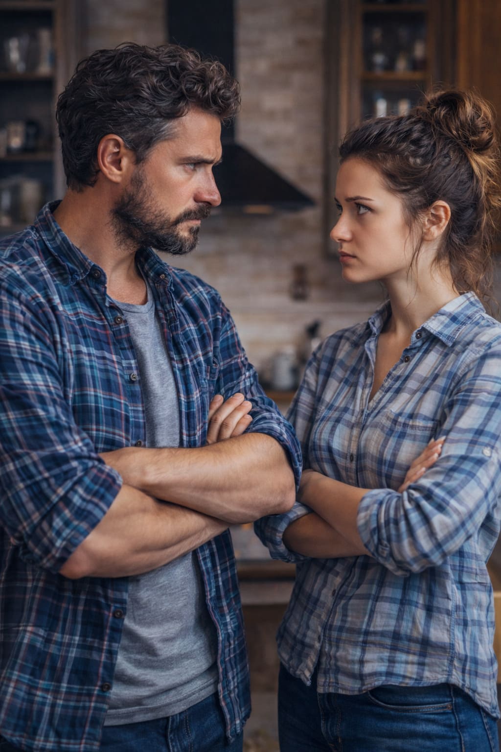 — Мама открыла мне глаза! Наш сын совсем на меня не похож! Ты нагуляла его, пока я был в командировках?! Я не собираюсь растить чужого недон,