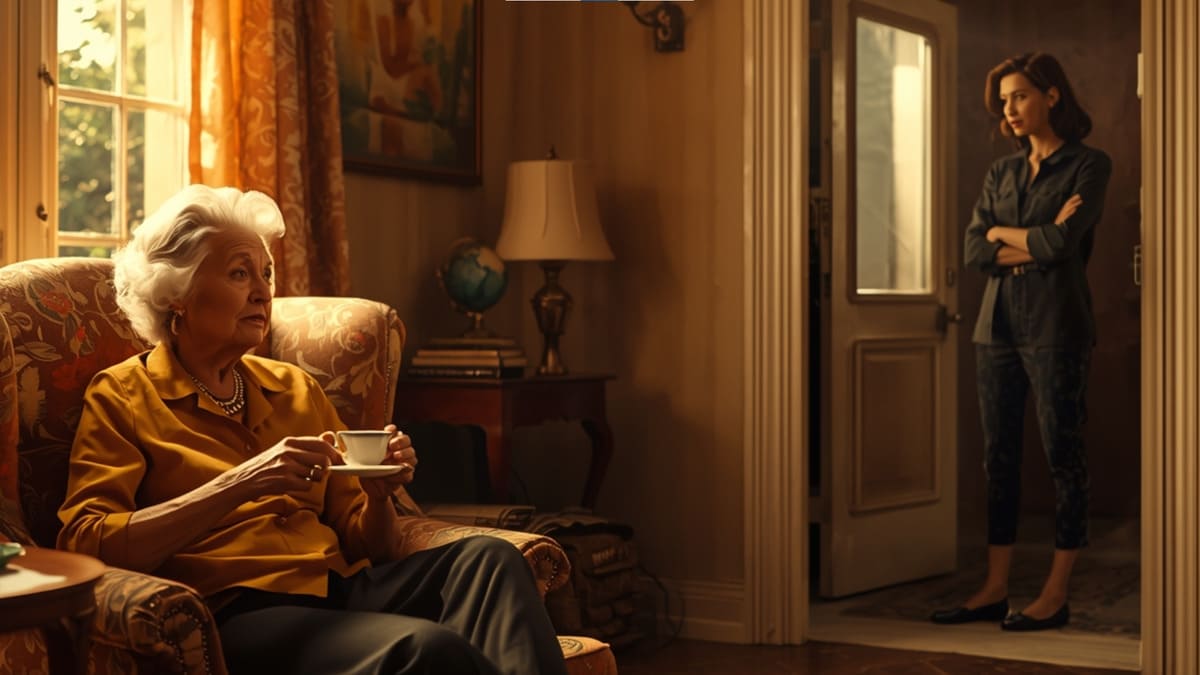 Свекровь не уезжает