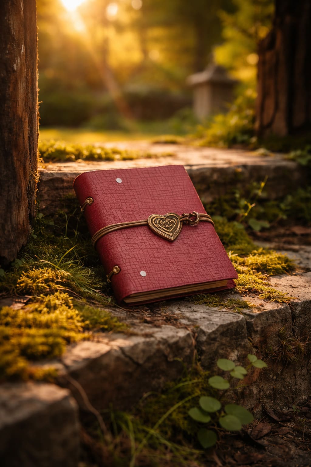 Блокнот под камнем